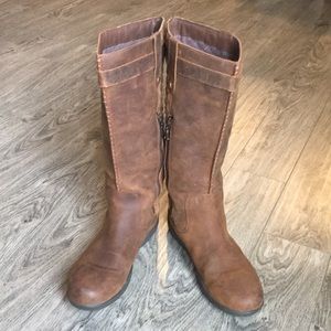 Columbia Leather Waterproof Tall Boots